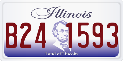 IL license plate B241593