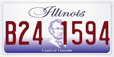 IL license plate B241594