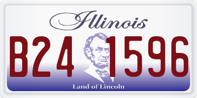 IL license plate B241596