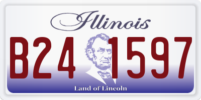 IL license plate B241597