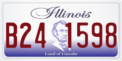 IL license plate B241598