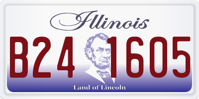 IL license plate B241605