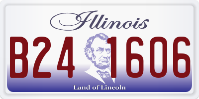 IL license plate B241606
