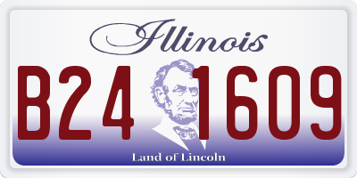 IL license plate B241609