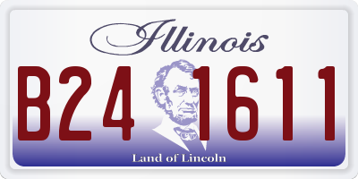 IL license plate B241611