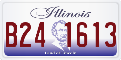 IL license plate B241613