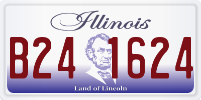 IL license plate B241624