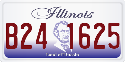 IL license plate B241625