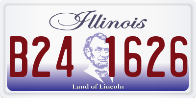 IL license plate B241626
