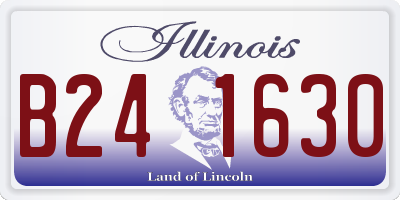 IL license plate B241630