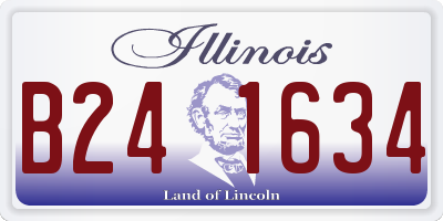 IL license plate B241634