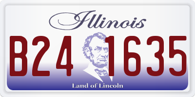 IL license plate B241635