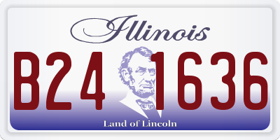 IL license plate B241636