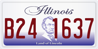 IL license plate B241637