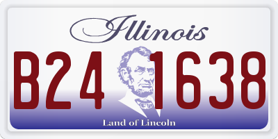 IL license plate B241638