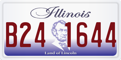 IL license plate B241644