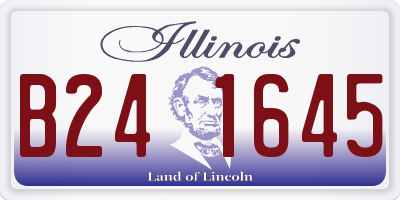 IL license plate B241645