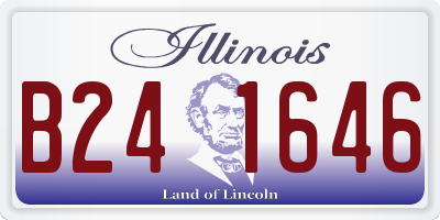 IL license plate B241646