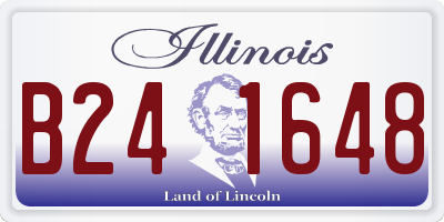 IL license plate B241648