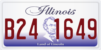 IL license plate B241649