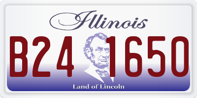 IL license plate B241650