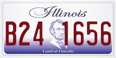 IL license plate B241656