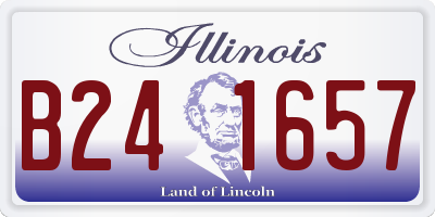 IL license plate B241657