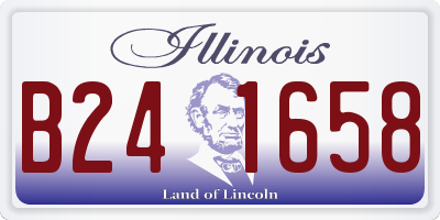 IL license plate B241658