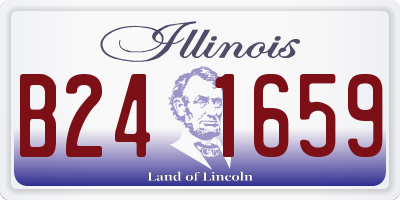 IL license plate B241659