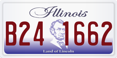 IL license plate B241662