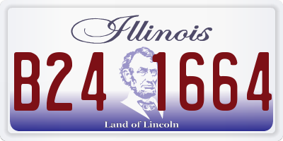 IL license plate B241664