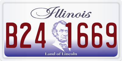 IL license plate B241669