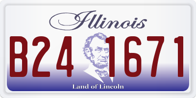 IL license plate B241671