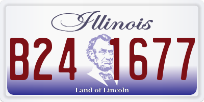 IL license plate B241677