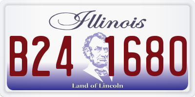 IL license plate B241680