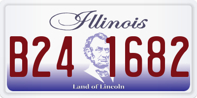 IL license plate B241682