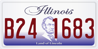 IL license plate B241683