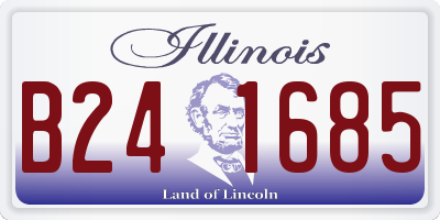 IL license plate B241685