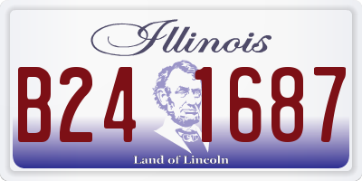 IL license plate B241687