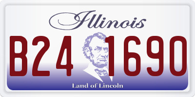 IL license plate B241690