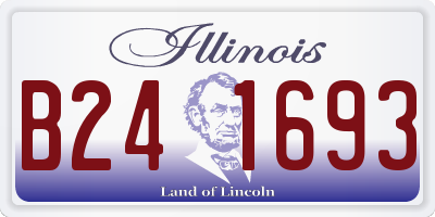 IL license plate B241693