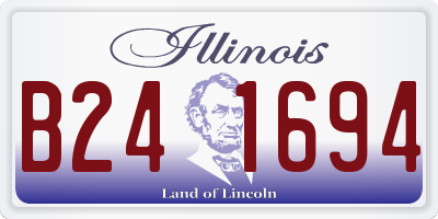 IL license plate B241694