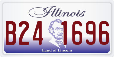 IL license plate B241696