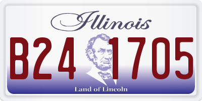 IL license plate B241705