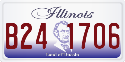 IL license plate B241706
