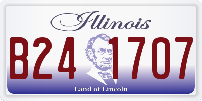 IL license plate B241707