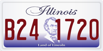 IL license plate B241720