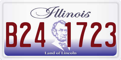 IL license plate B241723