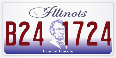 IL license plate B241724