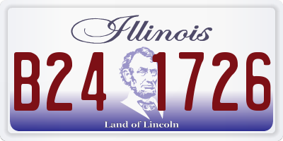 IL license plate B241726